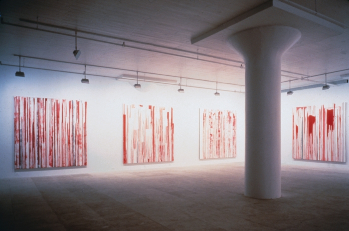 Installation view, Greene Naftali, New York, 1995