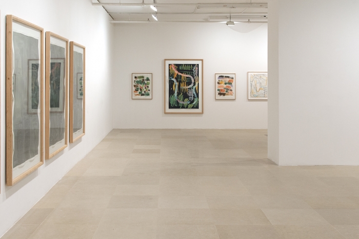 Günther Förg, Installation view, Works On Paper: 1976 - 2008, Greene Naftali, New York, 2016