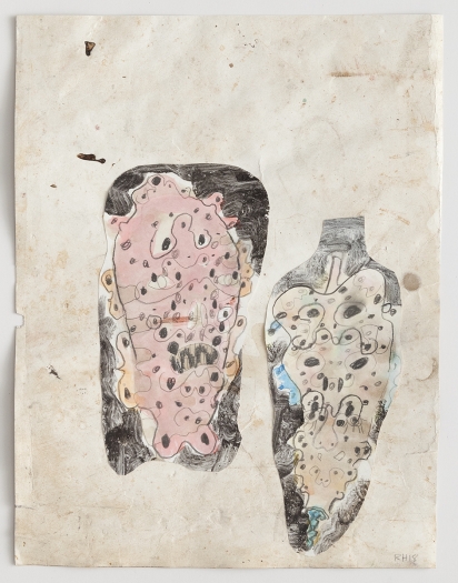 Richard Hawkins, In Utero Seminis Excremento #1 - #20, 2018 (detail)