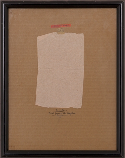 Candy Jernigan April in Paris, Toilet Paper of the Pompidou, 1982