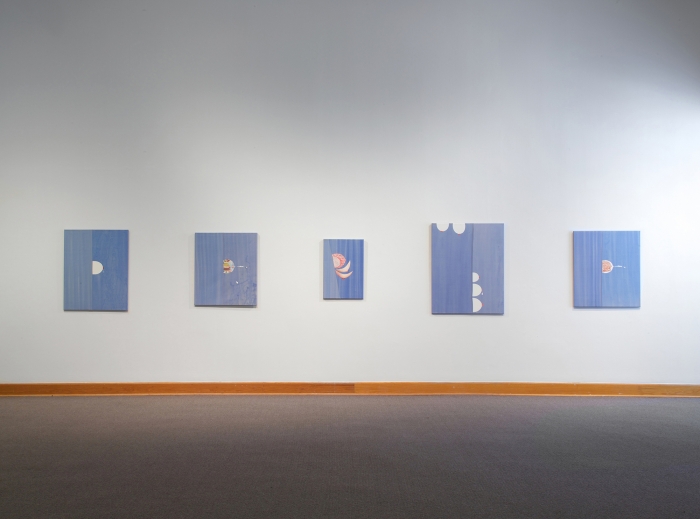 Monika Baer, Installation view, Williams College Museum of Art, Williamstown, MA