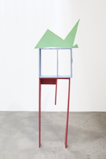 Gedi Sibony The Serpentine Force, 2018 Painted wood, nails 88 x 30 x 9 inches (223.5 x 76.2 x 22.8 cm) GS.695