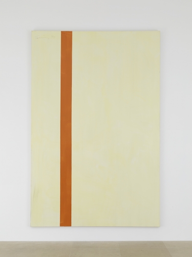 Günther Förg Untitled (Rivoli), 1990 Acrylic on canvas 104 3/8 x 68 7/8 inches (265.1 x 174.9 cm)