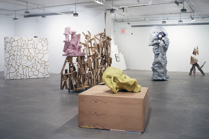 Rachel Harrison, Installation view, Latka/Latkas, Greene Naftali, New York, 2004