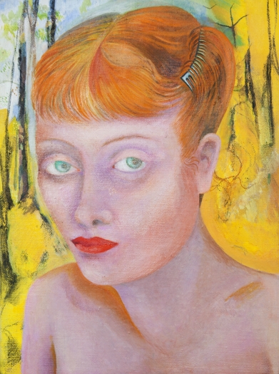 Katharina Wulff Untitled, 2011 Oil and charcoal on canvas 12 x 9 inches 30.5 x 22.9 cm