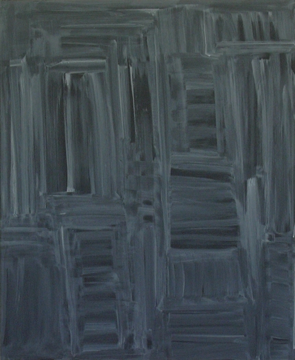 Untitled, 2001 Acrylic on canvas 43 3/8 x 35 3/8 inches