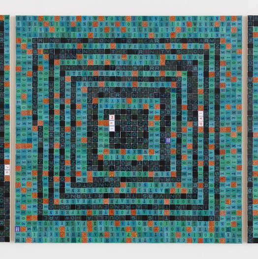 Allen Ruppersberg, Three San Francisco Poets (Bill Berkson), 2017 (detail)