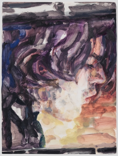 Elizabeth Peyton David Fray (Playing Ravel), 2016 Oil on board 9 x 12 inches (23 x 30.5 cm)