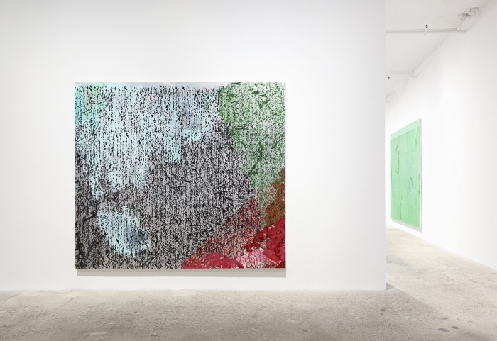 Jacqueline Humphries, Installation view, Greene Naftali, New York, 2015