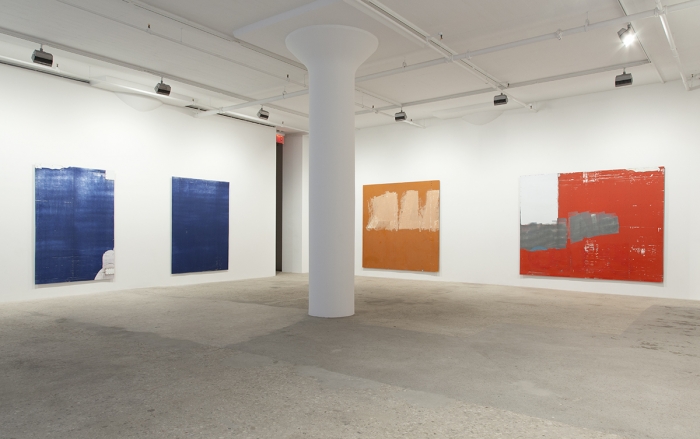 Installation view, Greene Naftali, New York, 2014