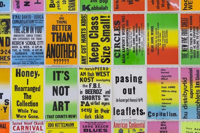 Allen Ruppersberg, The Novel That Writes Itself, 2017 (detail)