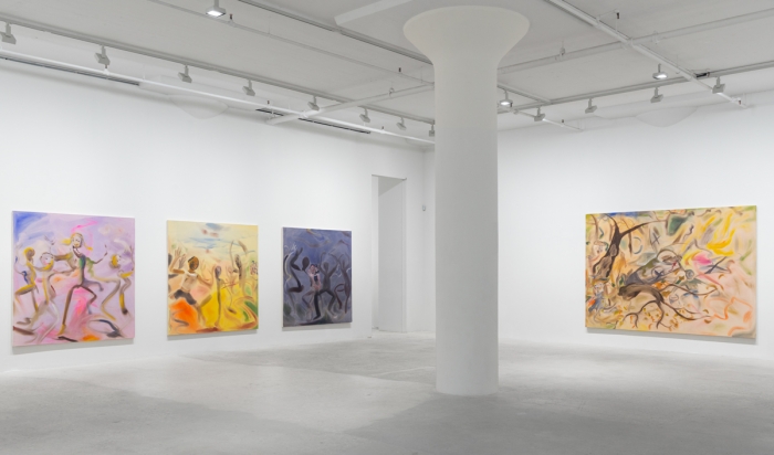 Sophie von Hellermann, Installation view, Ileden, 2019