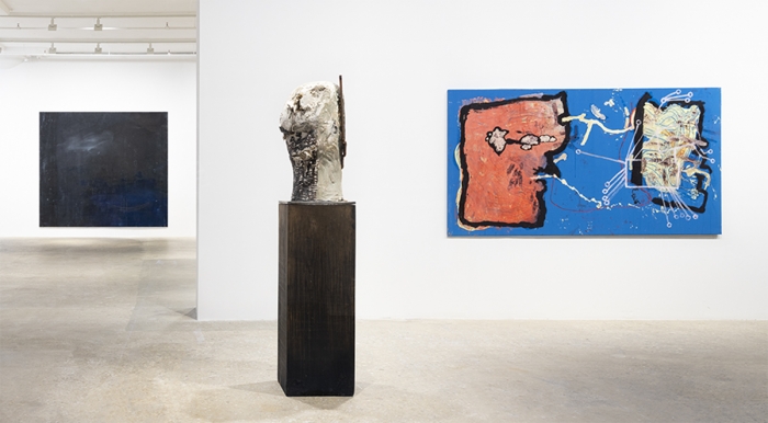 Installation view, 7 Painters, Greene Naftali, New York, 2019
