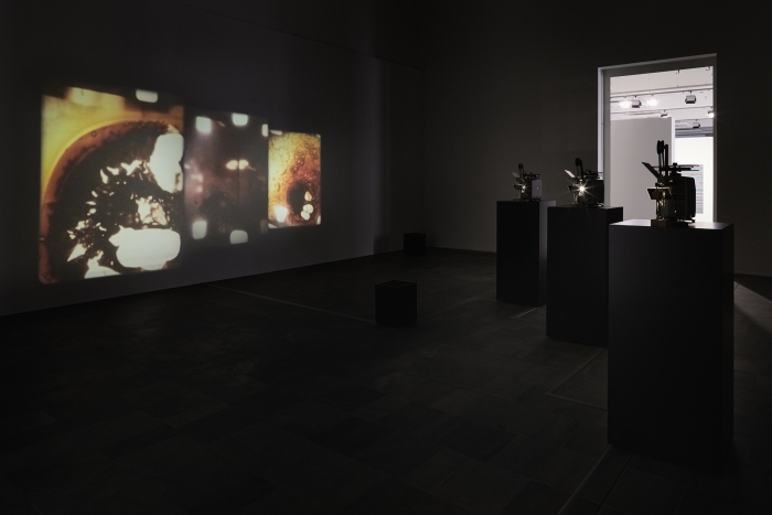 Installation view, Paul Sharits. A Retrospective, Fridericianum, Kassel