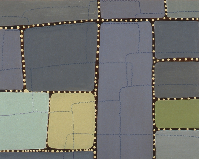 Ruth Root, Private Joke, Abstract Painting, 1997, Oil on canvas, 24 x 30 inches