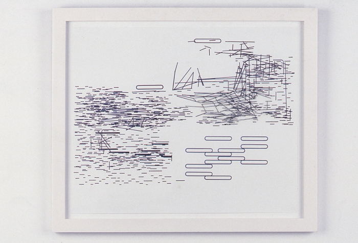 Scott Hug, Untitled, 1997, Marker on paper, 14 x 17 inches
