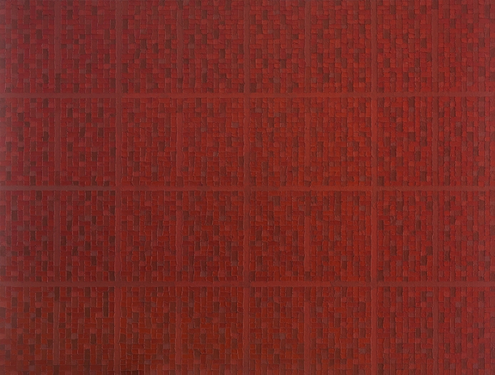 Chung Sang-Hwa Untitled 06-3-16, 2006 Acrylic on canvas 38 1/4 x 51 1/4 inches (97 x 130.3 cm)