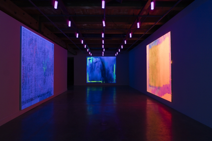 Jacqueline Humphries, Installation view, Contemporary Arts Center New Orleans, 2015
