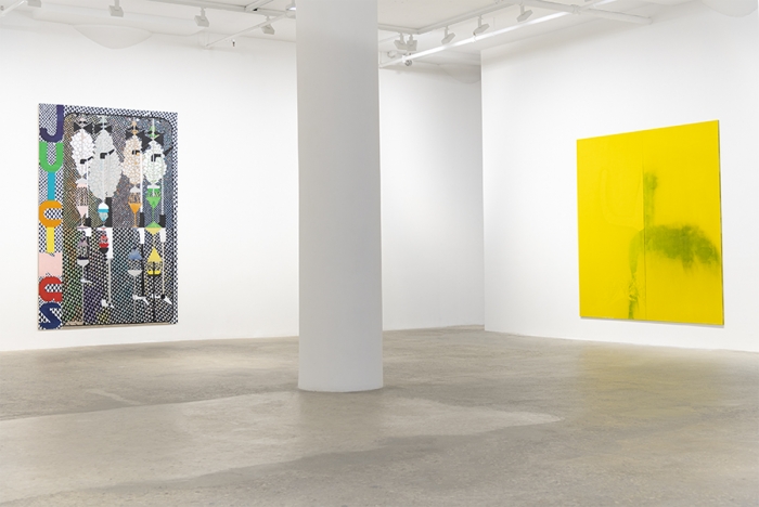 Installation view, 7 Painters, Greene Naftali, New York, 2019