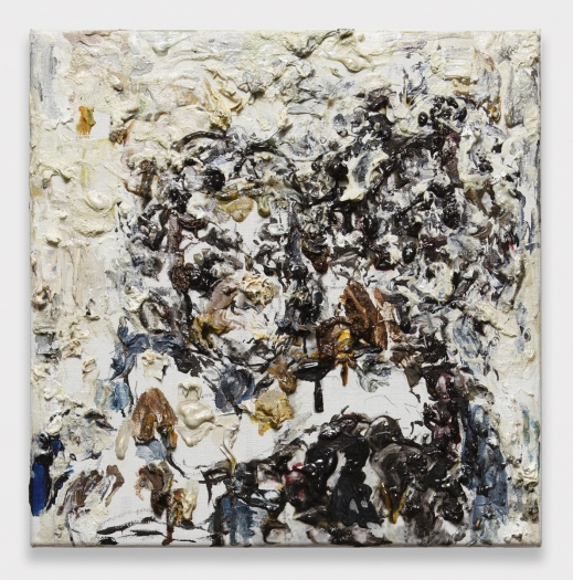 Andy Robert, Here With You, 2018 Oil on canvas, 13.5 x 13.5 x 1 inches (34.3 x 34.3 x 2.5 cm)