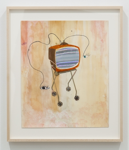 Julie Becker Untitled, 2015 Mixed media Paper: 17 1/4 x 14 inches (43.8 x 35.6 cm) Frame: 21 5/8 x 18 1/2 x 1 1/2 inches (54.9 x 47 x 3.8 cm)
