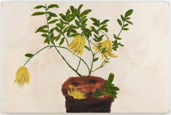 Gang Zhao The Fruits II, 2018 Oil on canvas 55 x 83 inches (139.7 x 210.8 cm)