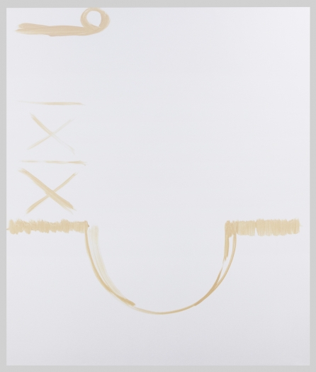 Michael Krebber MK.6062, 2018 Acrylic on canvas 70 x 59 inches (177.8 x 149.9 cm)