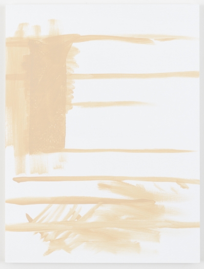 Michael Krebber Herbes de Provence, Le drapeau américain, 2018 Acrylic on canvas 40 x 30 inches (101.6 x 81.3 cm)