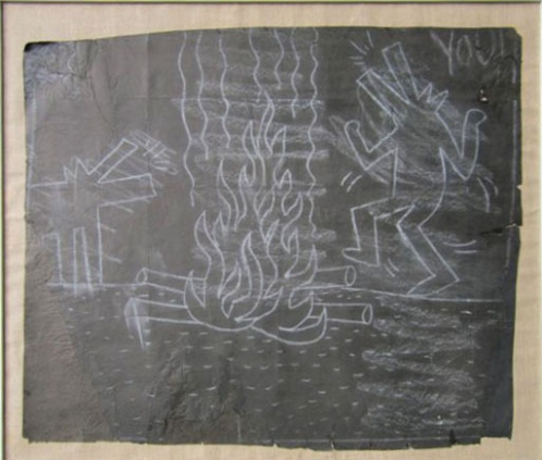 Untitled (Dancing Dogs Around the Fire)
