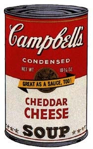 Cambell's Soup II (Cheddar Cheese)