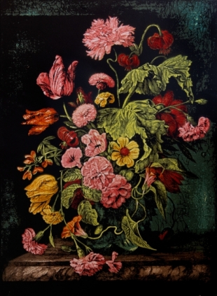 Still Life with Flowers IV - Homage to Rachel Ruysch