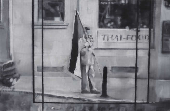 Johannes Kahrs Man with flag, 2008