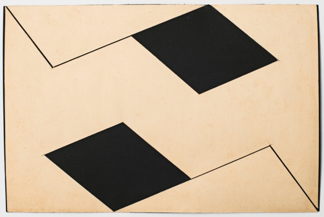 Lygia Clark Estudo para Planos em superfície modulada (Study for Planes in modulated surface), 1957 
