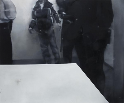 Johannes Kahrs Untitled (four men with table), 2008