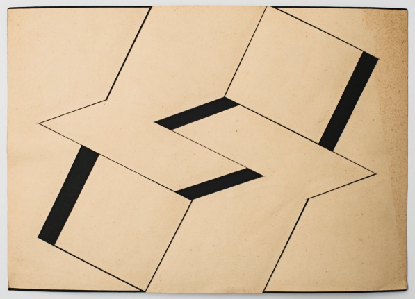 Lygia Clark Estudo para Planos em superfície modulada (Study for Planes in modulated surface), 1957 