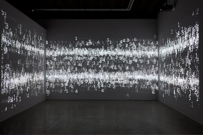 Charles Atlas Painting by Numbers, 2011 