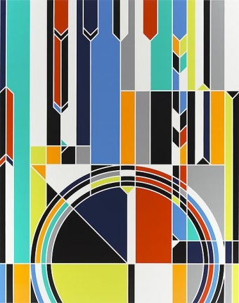 Sarah Morris Big Ben, 2012