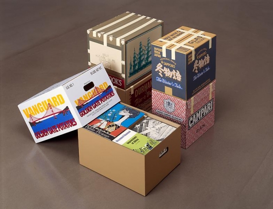Steve Wolfe Untitled (Vanguard/Cook's/Sapporo/Durham's/Campari Cartons), 2001-2003
