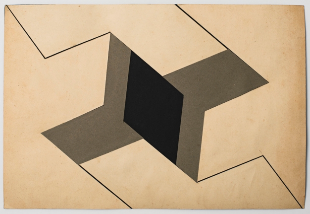 Lygia Clark Estudo para Planos em superfície modulada (Study for Planes in modulated surface), 1957 