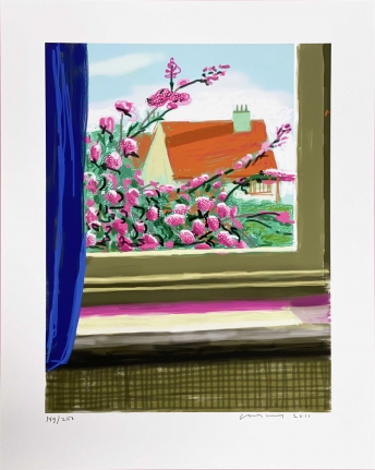 David Hockney, Untitled (no. 778), April 17, 2011, iPad drawing
