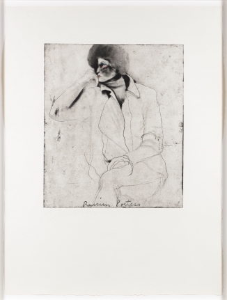 Jim Dine, Russian Poetess, Etching