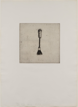 Jim Dine, Four German Brushes