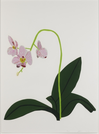 Jonas Wood, Clipping 1, from Three Clippings, 2018, Mixografia relief print