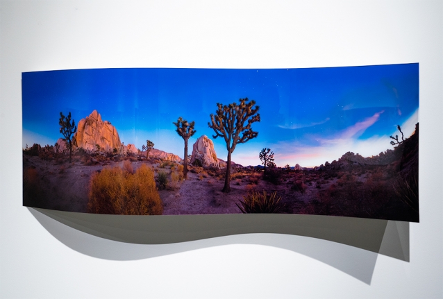 Jeremy Kidd, Hidden Rock 2 (curved), From the Joshua Tree Series, Archival Pigment Print