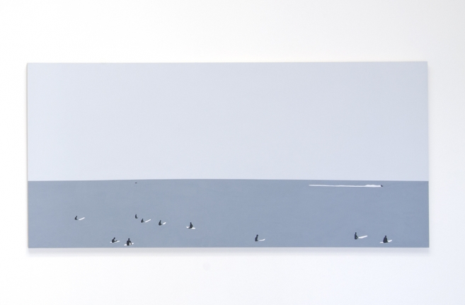 Surfers Kota Ezawa, Christopher Grimes Gallery