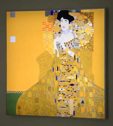 Adele Bloch-Bauer I, Kota Ezawa, Christopher Grimes Gallery
