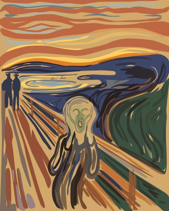 The Scream, Kota Ezawa, Christopher Grimes Gallery