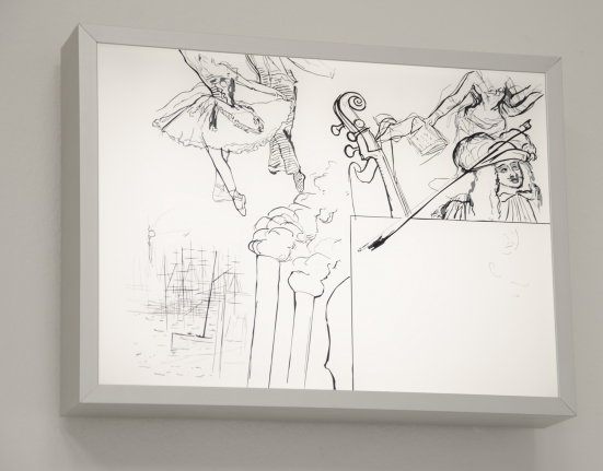 Program for an Artistic Soiree I, Kota Ezawa, Christopher Grimes Gallery