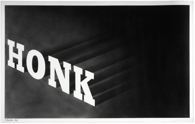 Honk, 1964 Graphite on paper