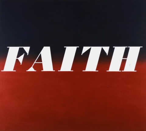 Faith, 1972 Oil on canvas